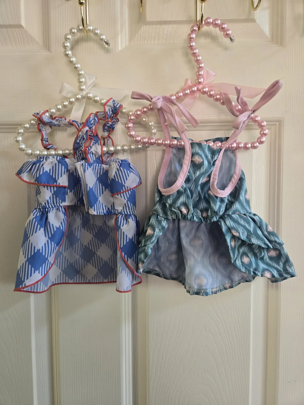 Jessica Simpson &Simply Wag Patterned Dog Dresses (Set of 2)